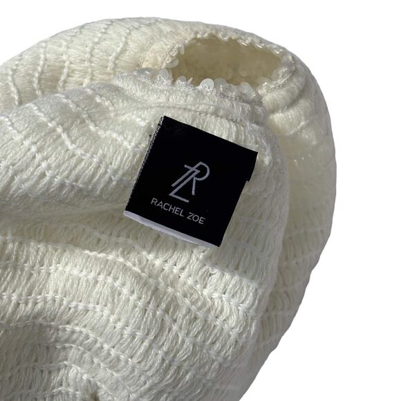 Cream Sequin Beanie - Picture 5 of 6